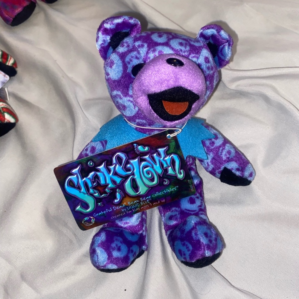Grateful Dead Cosmic Purple and Blue Stuffed Bear